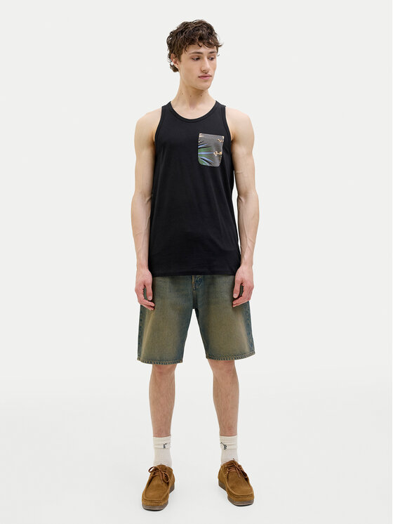 Jack&Jones Jack&Jones Tank top Hawaii 12269321 Μαύρο Standard Fit