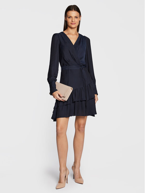 Morgan Morgan Kleid für den Alltag 222-RNOMAD Dunkelblau Regular Fit