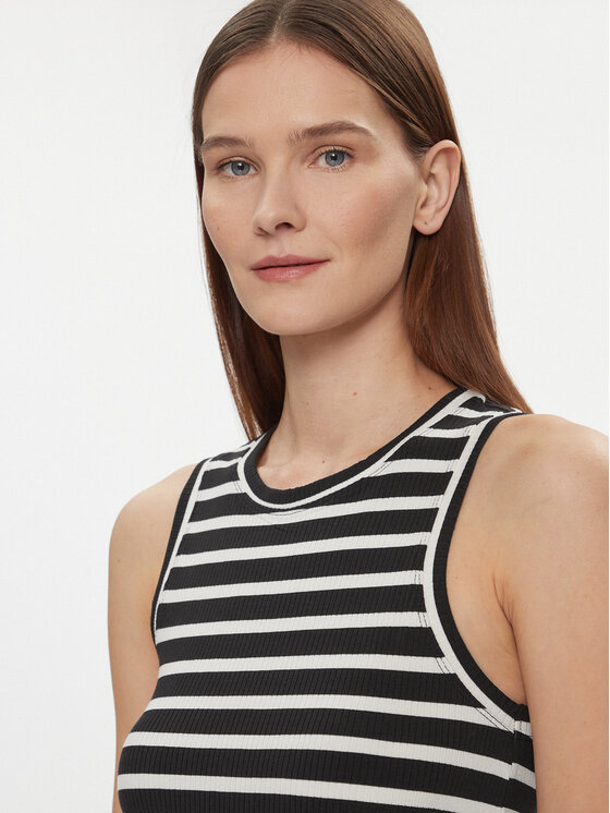 Tommy Hilfiger Tommy Hilfiger Τοπ WW0WW40590 Μαύρο Slim Fit