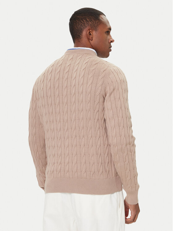 Tommy Hilfiger Tommy Hilfiger Kampsun MW0MW33132 Beež Regular Fit