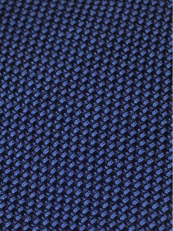 ELSNER ELSNER Krawat JEDWAB GRENADYNA GARZA FINA A1402 Granatowy