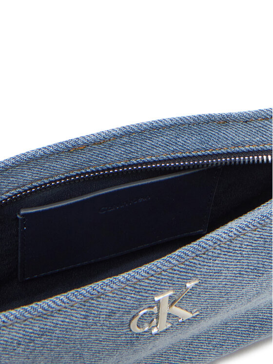 Calvin Klein Calvin Klein Torebka Denim Shoulder Pouch W/Strap LV04F3217G Niebieski