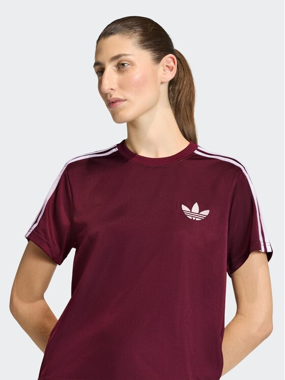 adidas adidas T-Shirt FIREBIRD TEE Czerwony Loose Fit