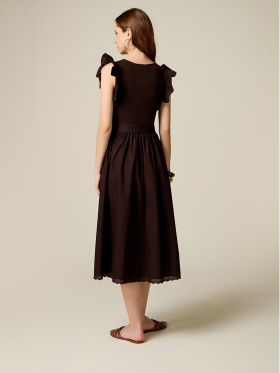 Oltre Oltre Abito da sera 7816J000974N032 Marrone A-Line Fit