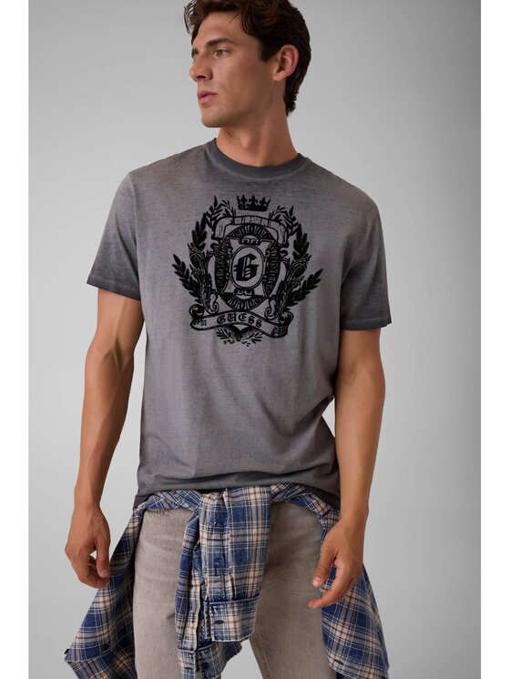Guess Guess T-Shirt 184005 Czarny Classic Fit