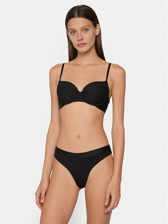 Tommy Hilfiger Tommy Hilfiger Stringi UW0UW06260 Czarny