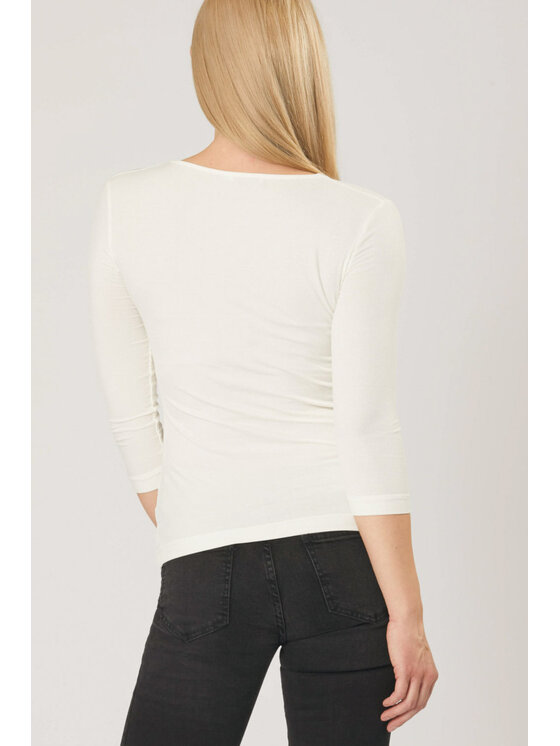 QUIOSQUE QUIOSQUE Halenka YUE YUE TOP2 SS21 Écru Regular Fit