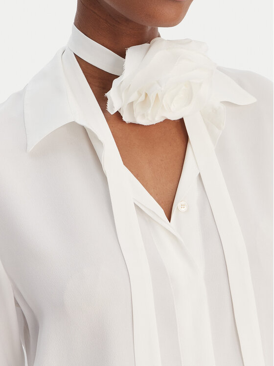 Marella Marella Camicia Calca 2613111061 Bianco Regular Fit