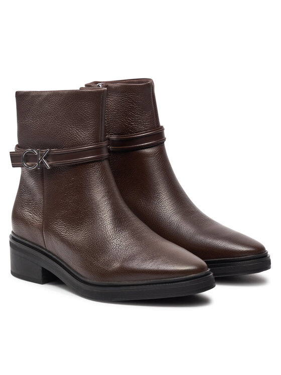 Calvin Klein Calvin Klein Ботильйони HW0HW02183 Коричневий