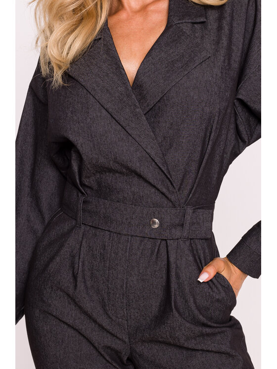 Made of Emotion Made of Emotion Jumpsuit m801 Grigio Active Fit