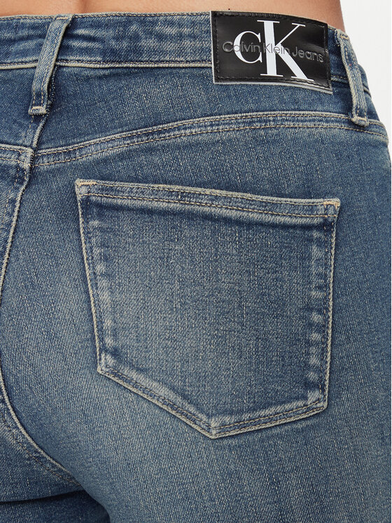 Calvin Klein Jeans Calvin Klein Jeans Traperice High Rise Super Skinny Ankle J20J222146 Plava Skinny Fit