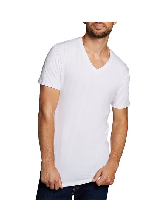 Bamboo Basics Bamboo Basics T-Shirt 21196 Biały Stretch Fit