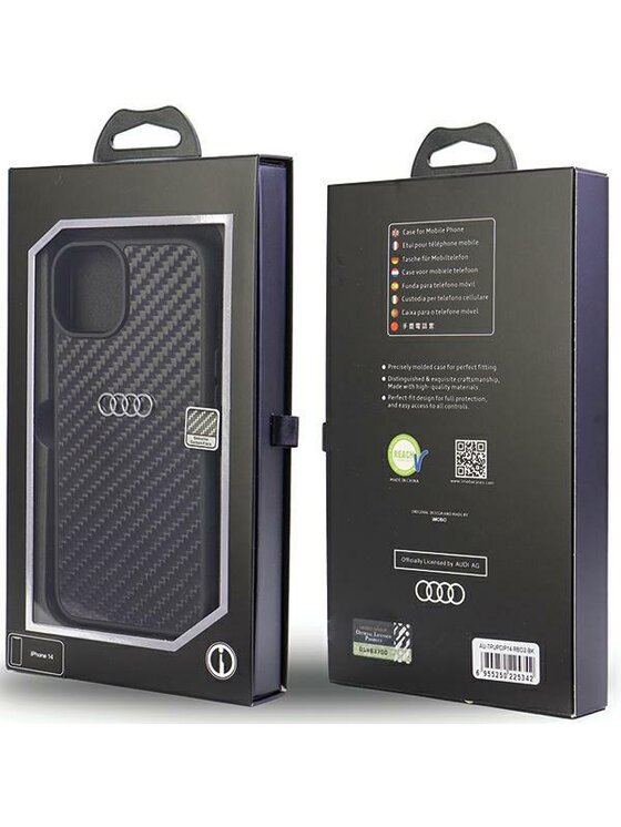 Audi Audi Etui na telefon iPhone 14 Czarny