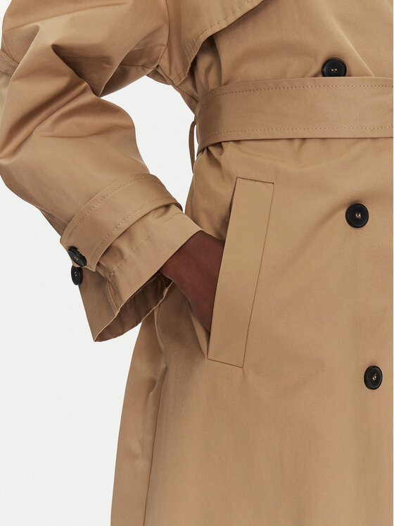 ViCOLO ViCOLO Tenchcoat TD0029 Beige Regular Fit