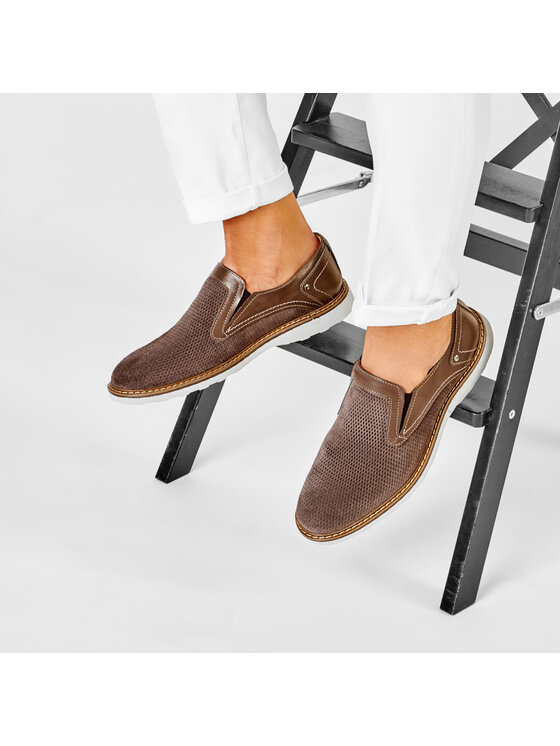 Scarpe basse SB-51-09-000637 Marrone
