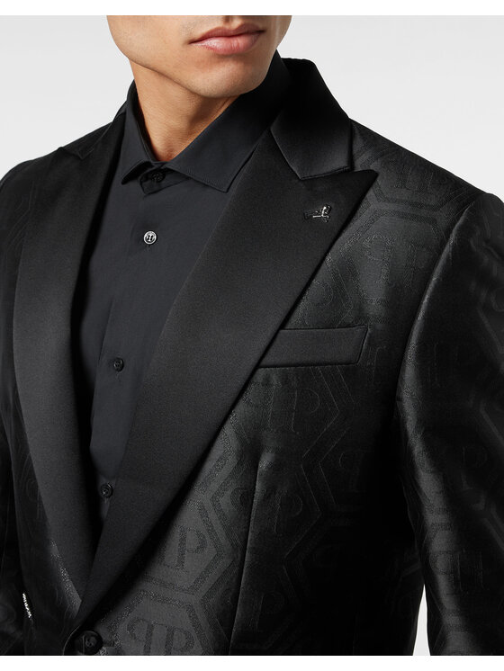 PHILIPP PLEIN PHILIPP PLEIN Giacca da abito 20667 Nero Fitted Fit