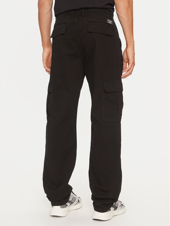 Guess Guess Pantaloni chino M4YB40 WGCV1 Negru Regular Fit