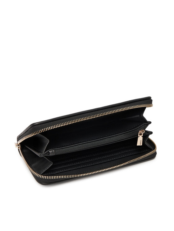 Guess Guess Голям дамски портфейл Mirema Slg SWWG96 31146 Черен