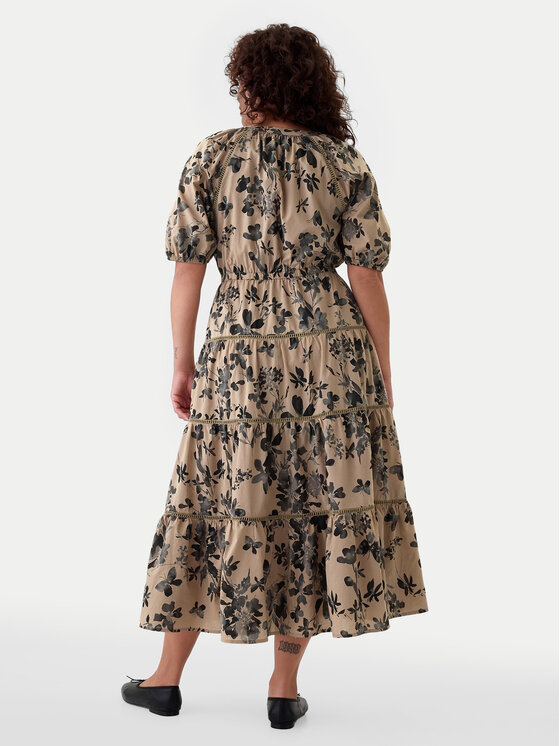 Gap Gap Rochie de zi 517740 Kaki Regular Fit