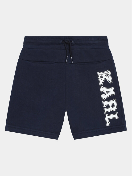 Karl Lagerfeld Kids Karl Lagerfeld Kids Sportske kratke hlače Z30025 S Tamnoplava Regular Fit