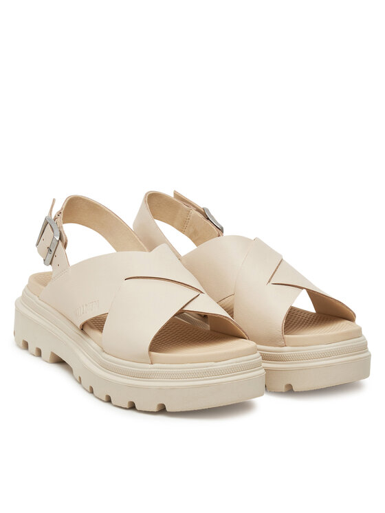 Palladium Palladium Sandały Pallacruise Crossed 94461-175-M Écru