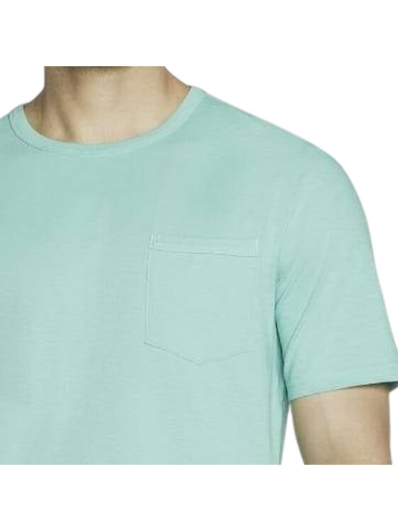 Skechers Skechers T-Shirt TS26-WSP Zielony Regular Fit