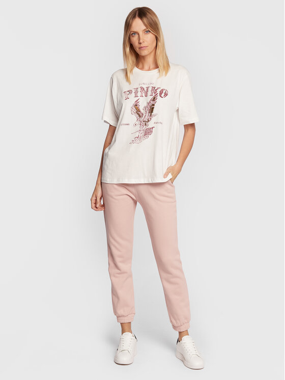 PINKO Pinko Spodnji del trenirke Jolanda 2 1G1873 Y54B Roza Regular Fit