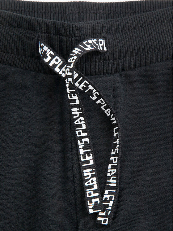 Coccodrillo Coccodrillo Teplákové kalhoty WC5122701GBK Černá Regular Fit