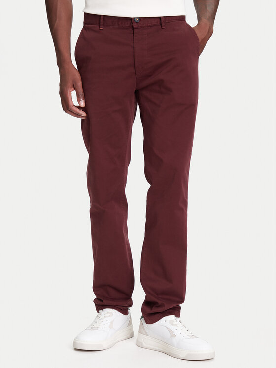 BOSS BOSS Chino 50510933 Tamnocrvena Slim Fit