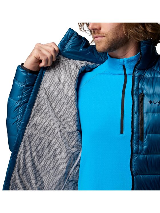 Columbia Columbia Kurtka puchowa 208878 Niebieski Regular Fit