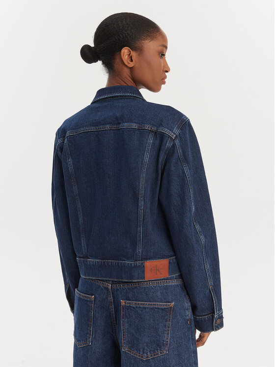 Calvin Klein Jeans Calvin Klein Jeans Džínsová bunda Classic LV047E903G Tmavomodrá Regular Fit