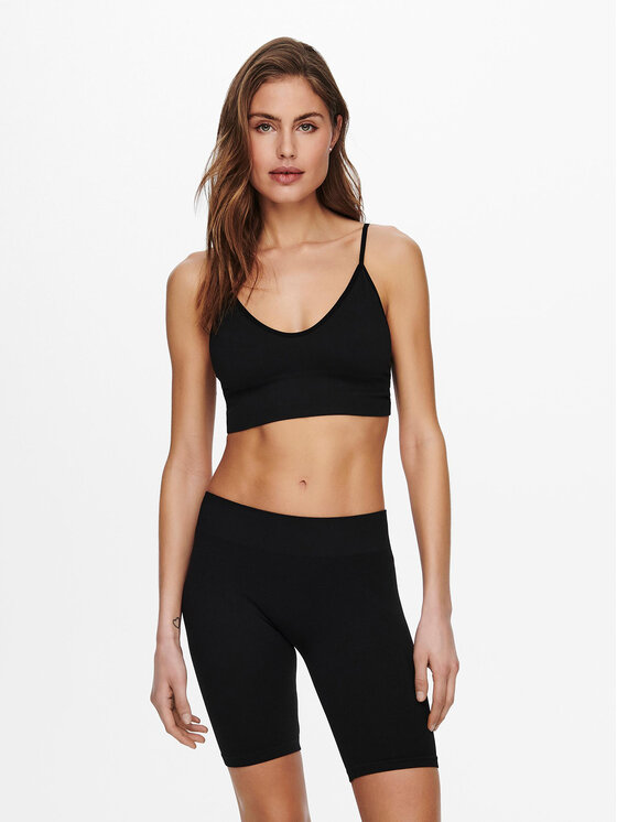 ONLY ONLY Krūšturis-tops Vicky 15201539 Melns