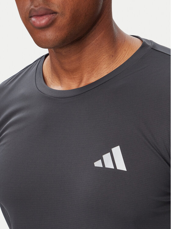 adidas adidas Тениска от техническо трико Essentials Climacool KG3206 Тъмносив Regular Fit