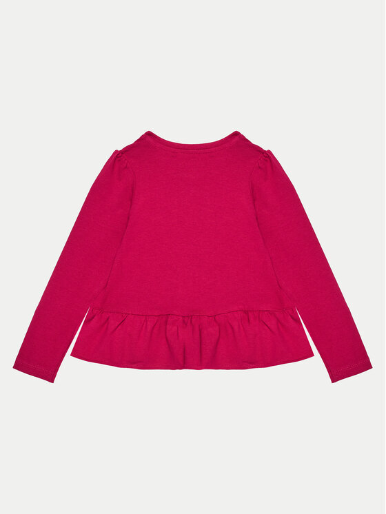 Guess Guess Bluza K4BI17 J1314 Bordo rdeča Regular Fit