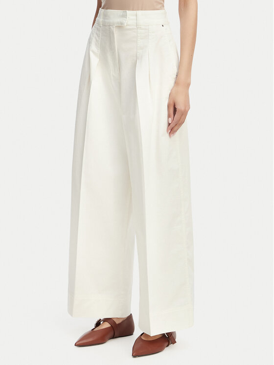 BOSS BOSS Stoffhose C Tanjura5 50558693 Creme Regular Fit