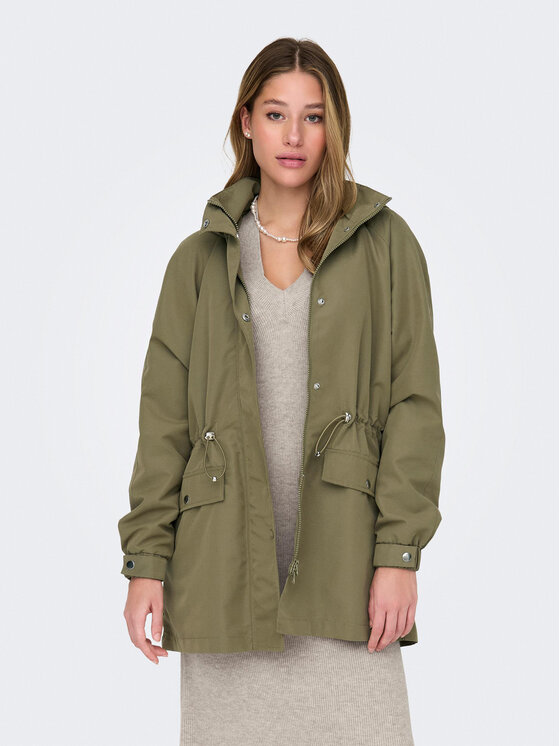 JDY Parka New Hazel 15311863 Zelená Regular Fit
