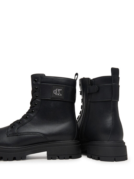 Calvin Klein Calvin Klein Scarponcini Lace-Up Bootie V3A5-83420-1355 Nero