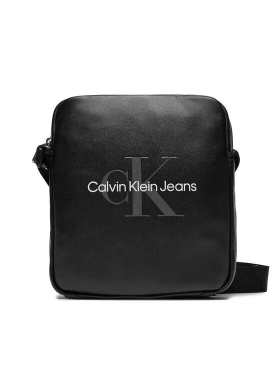 Geantă crossover Calvin Klein Jeans Monogram Soft K50K512448 Negru
