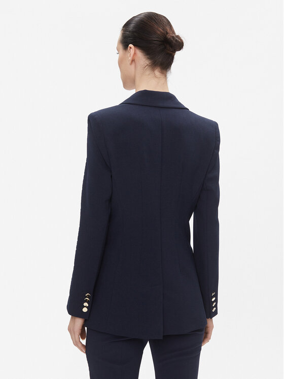 Marella Marella Marynarka Notion 2413041111200 Granatowy Regular Fit