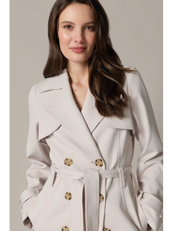 Lancerto Lancerto Trencz Tullia PC073126000001 Kremowy Regular Fit