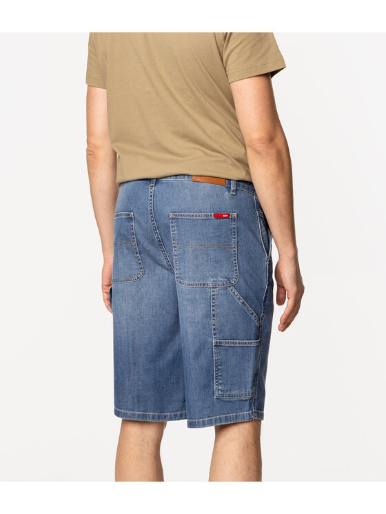 Lee Cooper Lee Cooper Bermudy OSCAR 3153 Niebieski Regular Fit