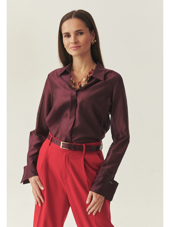 TATUUM TATUUM Košeľa BERRY Červená Classic Fit