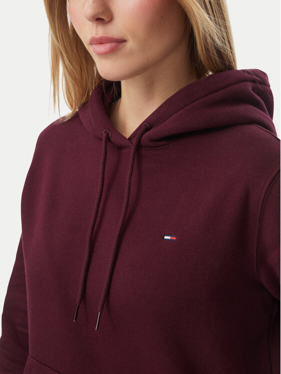 Tommy Jeans Tommy Jeans Μπλούζα DW0DW19958 Μπορντό Regular Fit