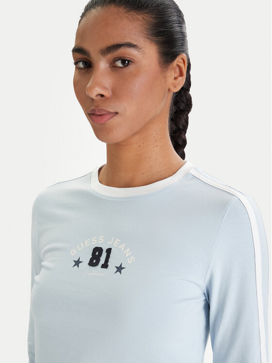 Guess Jeans Guess Jeans Palaidinė W6RI17 J1314 Žydra Regular Fit