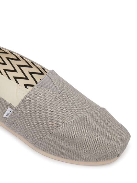 Toms Toms Туфлі Alpargata Classic 10020786 Сірий