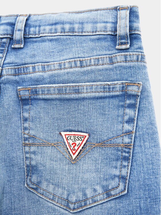 Guess Kids Guess Kids Spodnie materiałowe 161645 Niebieski Regular Fit