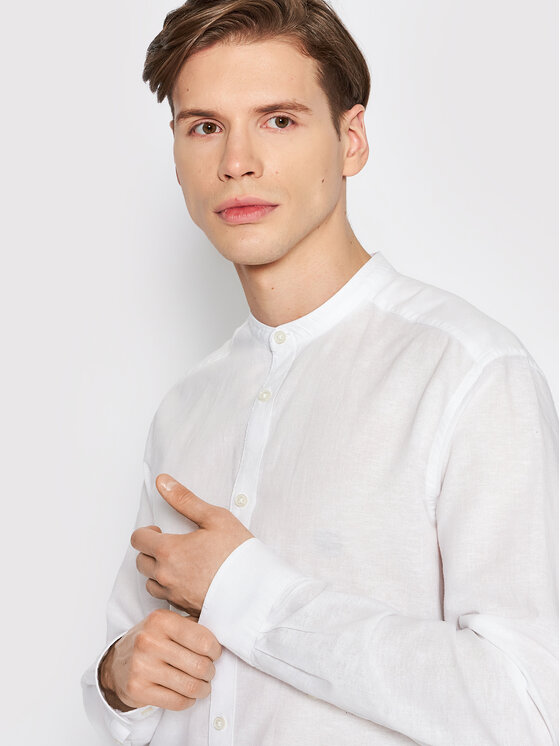Only & Sons Only & Sons Košeľa Caiden 22019173 Biela Slim Fit