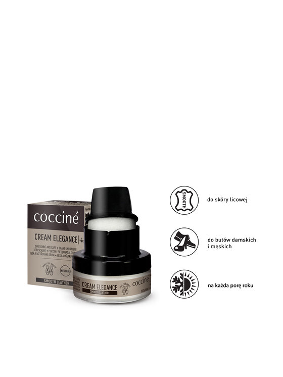Coccine Coccine Krém na obuv Cream Elegance 55/26/50/02/A/V7 Čierna