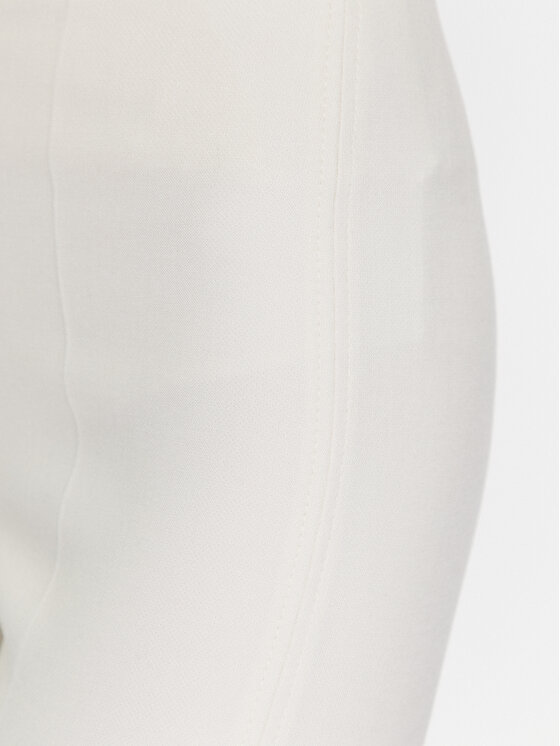 BOSS Boss Medžiaginės kelnės 50495683 Écru Regular Fit