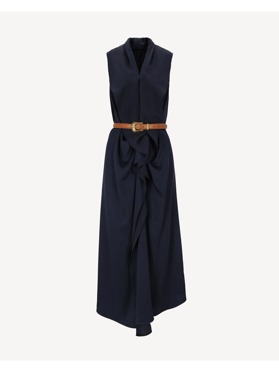 Castellani Castellani Sukienka codzienna Sorella Granatowy Regular Fit